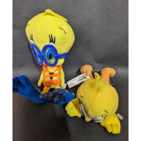 Looney Tunes Tweety Bird Plush Toys Set Of 2 Play By Play stuffed animal toy - Picture 1 of 13